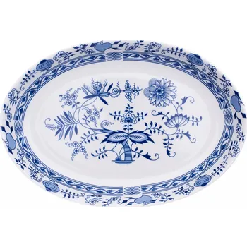 Saphyr, koš na chléb, 32 cm, cibulák, porcelán Thun 1794