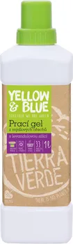 Prací gel Tierra Verde Yellow & Blue prací gel z mýdlových ořechů s levandulovou silicí