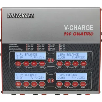 RC vybavení Voltcraft V-Charge 240 Quadro modelářská nabíječka