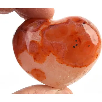 Přírodní kámen Karneolové srdce 118g