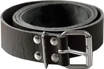 Opasek Canis Kožený pásek černý 135 cm