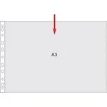 Karton P+P Obal závěsný U na šířku A3…