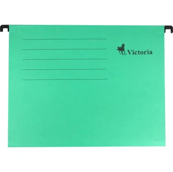 Victoria Závěsné desky A4 25 ks zelené