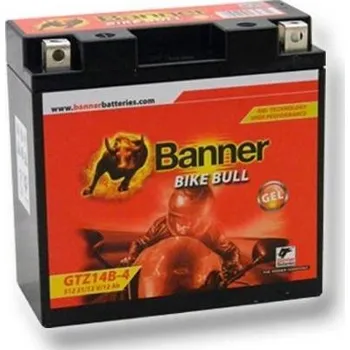 Elektroinstalace pro motocykl motobaterie gelová 12V, GTZ14B-4, 12Ah, 200A, BANNER BIKE BULL GEL 150x69x145 YAMAHA XJR 1300 rok 99-15
