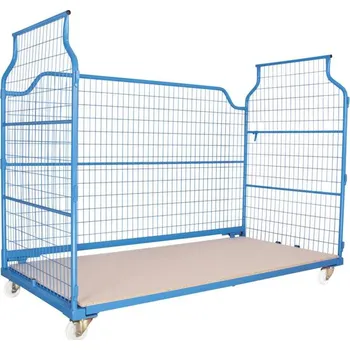 Pojízdný stohovací box Corlette UNIVERSAL s hustou mřížkou, d x h x v: 2400 x 1150 x 1850 mm