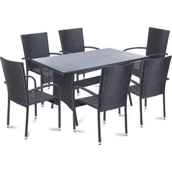 Zahradní sestava Fieldmann Rebecca tmavě šedá