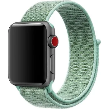 Příslušenství k chytrým hodinkám eses Nylonový řemínek pro Apple Watch - Mátový 38mm, 40mm, 41mm