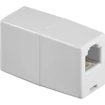 12.92.1366 Spojka RJ11/RJ11, 6P/4C,1F-1F, 1:1, UTP, kat. 3, bílá