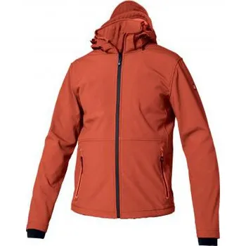 Pánská softshellová bunda Brekka - SOFTSHELL HOODED MAN - RED