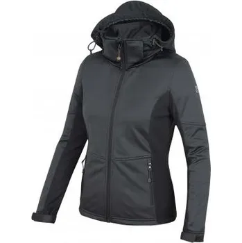 Dámská softshellová bunda Brekka - HYBRID MESH WOMAN - BLK