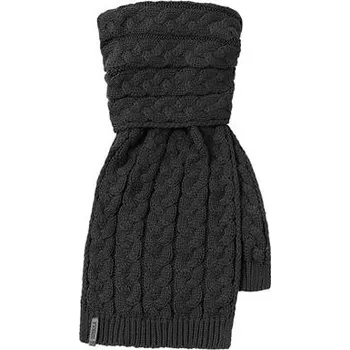 Šála Brekka - BRAID SCARF - BLK