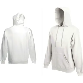 Fruit Of The Loom Hooded Sweat bílá, L