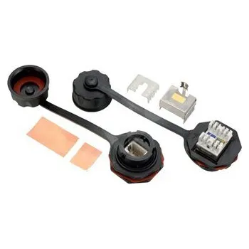 Elektrická zásuvka Solarix Zásuvkový modul CAT5E STP 1 x RJ45 IP67