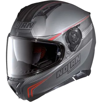 Helma na motorku Nolan N87 Rapid N-Com Flat Lava Grey