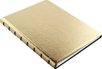 Zápisník Filofax Saffiano Gold A5 zápisník