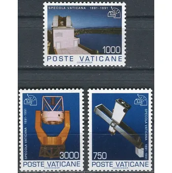 Poštovní známka (1991) MiNr. 1040 - 1042 ** - Vatikán - 100 let Vatikánská observatoř
