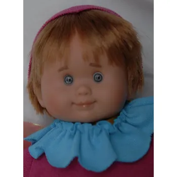 Panenka Skřítek - Růžová čepička od firmy Lamagik ze Španělska (španělský šklebík - 28 cm)