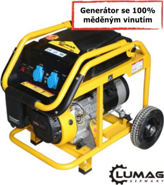 Generátor Lumag G3-E (benzínová elektrocentrála 230 V)