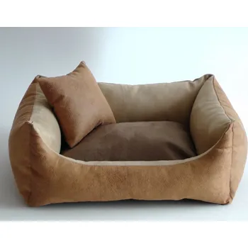 Pelíšek pro psa DELUXE Pelíšek pro psa - světle hnědá – karamel / cappuccino / světle hnědá – karamel