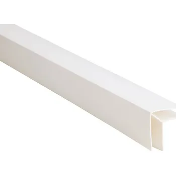 Obklad Vnější rohový profil barva bílá Vnější rohový profil barva bílá
