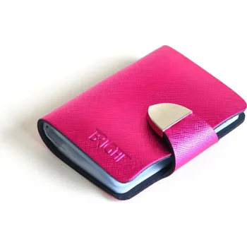 BRIGHT Pouzdro na vizitky Růžové/Metalické (BR14-A001-40SYN)