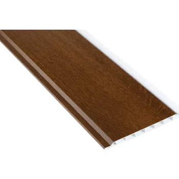 Obklad Plastová palubka Profi fólie ořech, délka 3mb fasádní palubka UV odolná