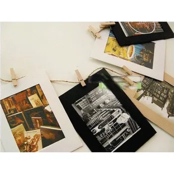 Rám na obraz Foto rámečky na šňůře 10 ks velké (Nevšední sada foto rámečku)