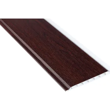 Obklad Plastová palubka Profi fólie černá třešeň, délka 3mb fasádní palubka UV odolná