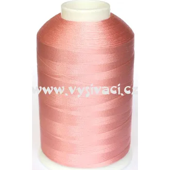 Nit vyšívací nitě růžová ROYAL C222 návin 5000 metrů viskóza návin: 1 kón návin 5000m