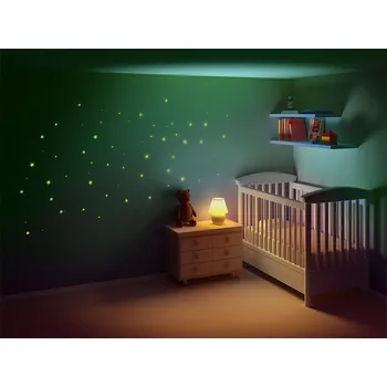 Samolepící dekorace Nalepshop Svítící hvězdičky - samolepka na zeď