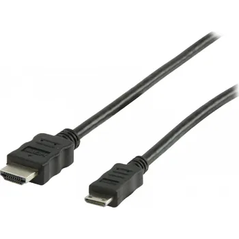 Video kabel VALUELINE High Speed HDMI Kabel s Ethernetem HDMI Konektor - HDMI Mini Konektor 2.00 m černý