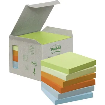 Samolepící bloček samolepicí bloček Stick´ by Hopax FSC/76x76mm/6x100l pastel