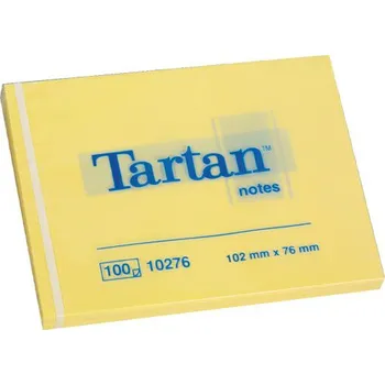 Samolepící bloček 3M Tartan 657/76x102mm žlutý, 100 lístků