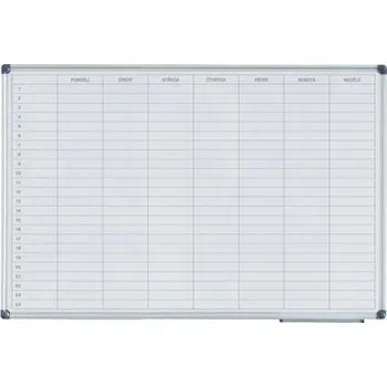 Kancelářský nábytek magnetická tabule plánovací týdenní