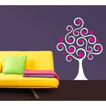 Samolepící dekorace Strom vlnkovník - samolepka na zeď