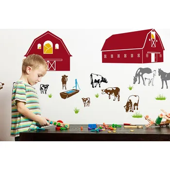 Samolepící dekorace Farma - samolepka na zeď