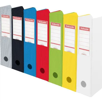 Archivační box magazin box Esselte VIVIDA economy plast 7cm, 10 ks - žlutá