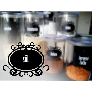 Samolepící dekorace Sůl - vinylová samolepka