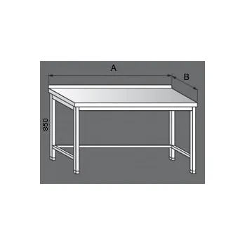 Dílenský stůl Nerezový pracovní stůl s trnoží