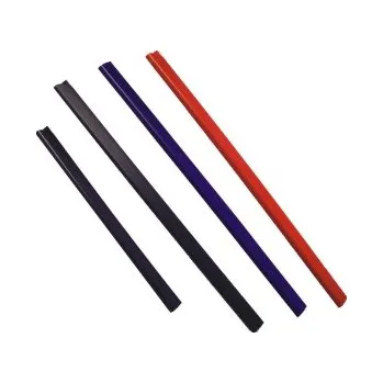 Vázací hřbet násuvný hřbet 6 mm, 50 ks - černá