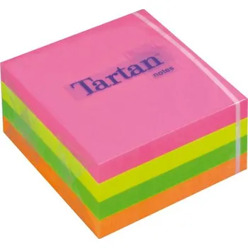 Samolepící bloček samolepicí kostka Tartan 7676 C-N, 76x76mm, 400 lístků