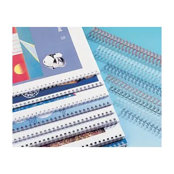 Vázací hřbet drátěné hřbety 9,5mm, 100 ks bílá