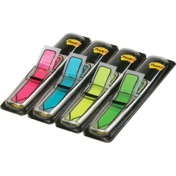 Samolepící bloček záložky Stick´n by Hopax neon, 45x12mm, 5x30l šipky