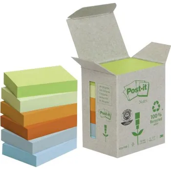 Samolepící bloček samolepicí bločeky Stick´n by Hopax FSC, 38x51 mm, 3x100l pastel