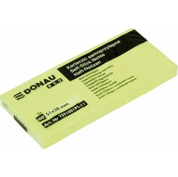 Samolepící bloček lepené bločky 38x51mm - 3 x 100 lístků