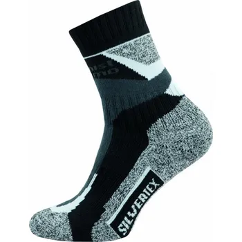 Pánské ponožky Sportovní Ponožky NOVIA Silvertex Alpinning šedé Velikost: 40-41