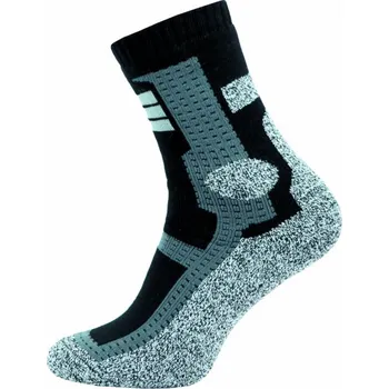 Pánské ponožky Thermo Ponožky NOVIA Cross šedé Velikost: 40-41