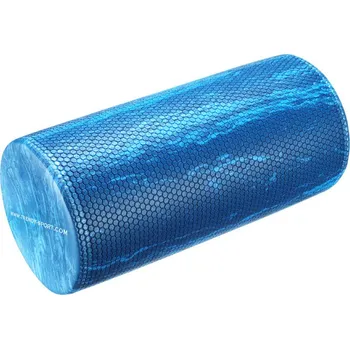 Pěnový válec Trendy Sport Pilates válec, 30 cm x průměr 15 cm, modrý