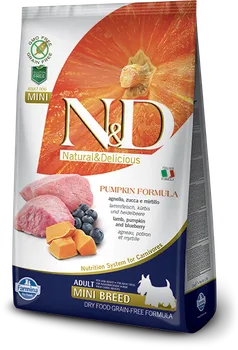 Krmivo pro psa N&D Grain Free Pumpkin Dog Adult Mini Lamb/Blueberry