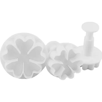 Vykrajovátko Set 3 pístových vykrajovátek srdce vedle srdce